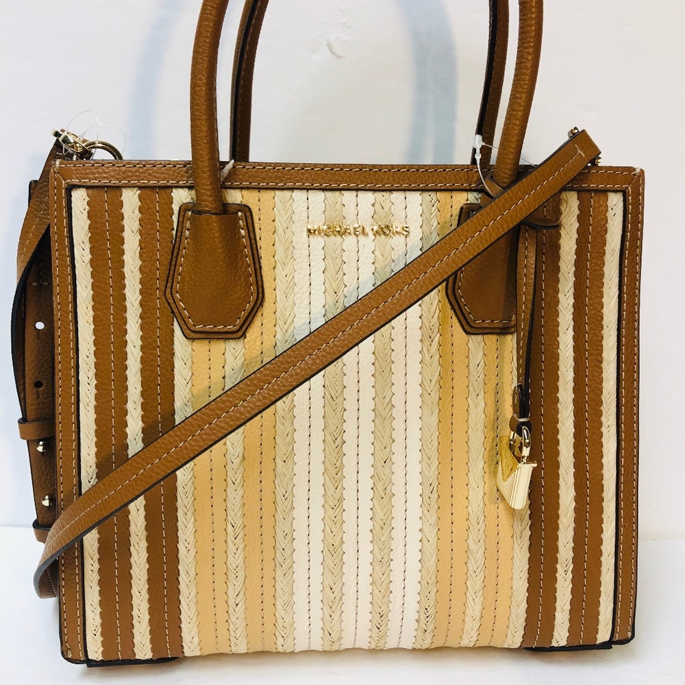 Michael Kors Mercer Med Accordion Convertible Tote